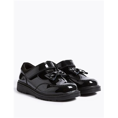 Kids’ Leather T-Bar School Shoes (8 Small - 1 Large)