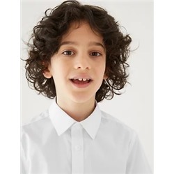 3pk Boys' Easy Iron School Shirts (2-16 Yrs)