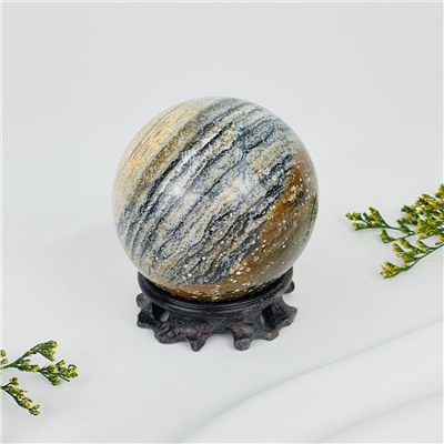 Радуга Самоцветов Шар из океанической Яшмы