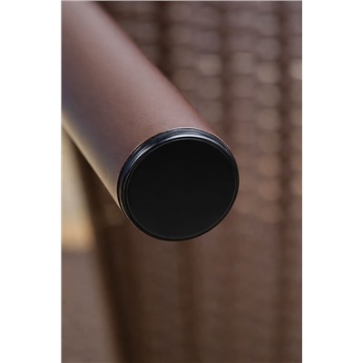 Плетеный стул SHT-ST68/S424
                        коричневый / черный муар (цинк)