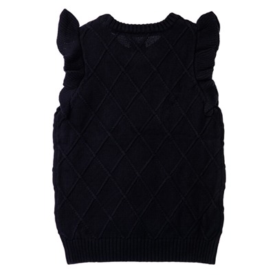 Жилет вязаный для девочки