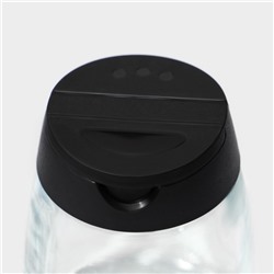 Баночки для специй с пластмассовой крышкой Доляна «Отто», набор 4 шт.: 140 мл, 6.2×8.4 см, стекло