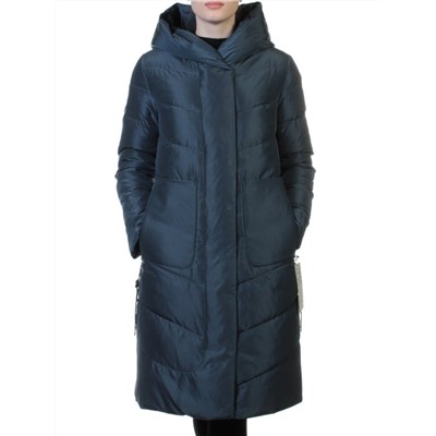 8033 DK. GRAY Пальто женское зимнее (био-пух)
