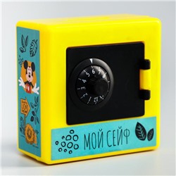 Копилка сейф, Микки 8,8 см х 8,8 см х 4 см