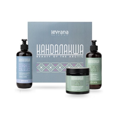 Набор для волос Кандалакша ОБЪЕМ И БЛЕСК
- КАНДАЛАКША Натуральный шампунь на растительных экстрактах «Кипрей и клевер», 400 мл объем и блеск
- КАНДАЛАКША Натуральный бальзам-кондиционер на растительных экстрактах «Вереск и крапива», 400 мл
- КАНДАЛАКША Натуральная маска для волос на растительных экстрактах «Кипрей и крапива», 500 мл