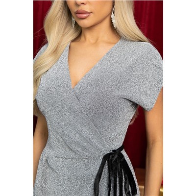 Платье Тайна жемчужины (серебро) П12142