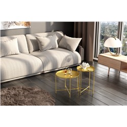 Двойной кофейный столик SHT-CT8/CT8-2
                        золото