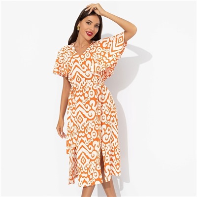 Платье из вискозы, Мода без компромиссов (оранжевое)