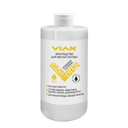 Средство для мытья посуды VIAN "РОМАШКА ПОЛЕВАЯ" с углём бамбука, 450 г