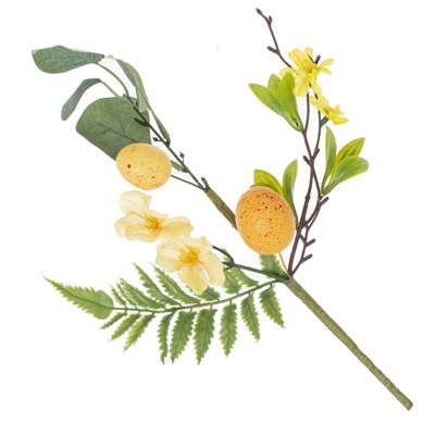 GAEM Ветка искусственная "Пасхальная", L19 W6 H32,5 см, 4в.