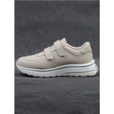 03-YH516-2 DK. BEIGE Кроссовки женские (натуральная кожа)