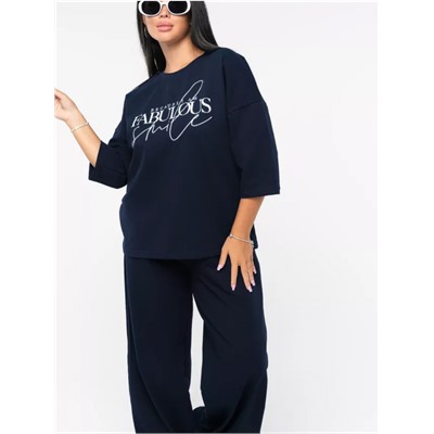 Костюм "Надпись" синий