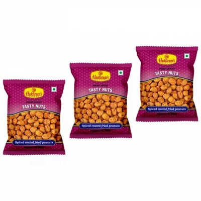 Набор Тэйсти Натс: арахис со специями (3 x 200 г), Tasty Nuts Set, произв. Haldiram's