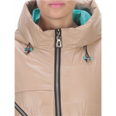 8265 BEIGE Куртка демисезонная женская BAOFANI (100 гр. синтепон)