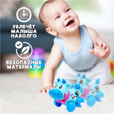Игрушка заводная «Коровка», цвета МИКС