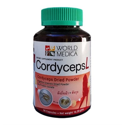 Комплекс Кордицепс L World Medica 36 капсул