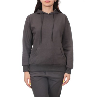 H108 DK. GRAY Костюм спортивный женский (хлопок 90%, полиэстер 10%)