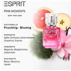 ESPRIT Pink Moments Eau de Parfum, 20 ml Туалетная вода, 20 мл