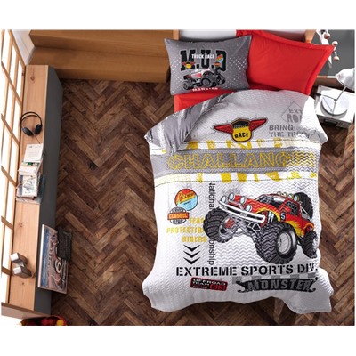 Детский КПБ со Стеганным Пододеяльником Ранфорс Junior - cotton box