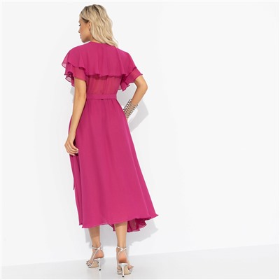 Платье на запах, Счастье влюбленности (фуксия)