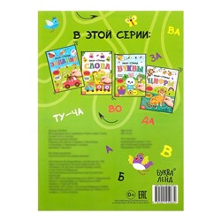 Многоразовая книжка с маркером «Пиши-стирай. Слова», 12 стр.
