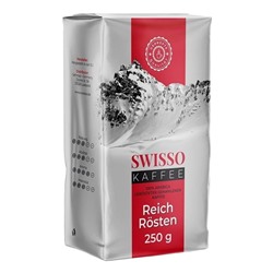 Кофе SWISSO KAFFE Reich rosten молотый 250гр