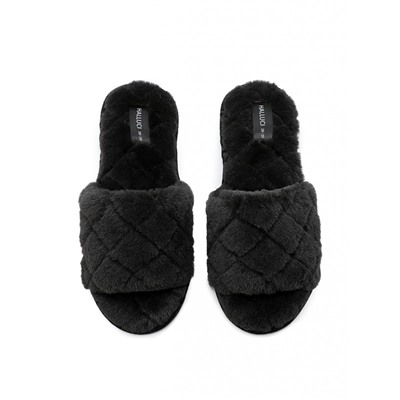 Тапочки «Ромбы» черные