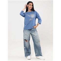 Футболка Фрактал индиго ИвК