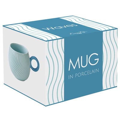 Кружка Waves, 350 мл, голубая