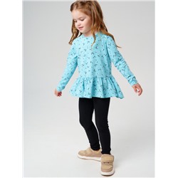 Комплект для девочки: платье, леггинсы