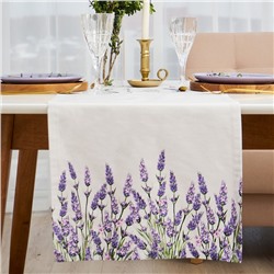 Дорожка на стол Этель Lavender 40×146 см, 100% хлопок, саржа 190 г/м²