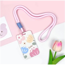 Футляр для карт на ленте "Delicate flower", cute