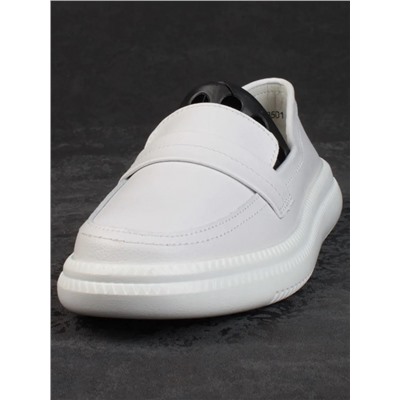 03-ZL-8501 WHITE Полуботинки женские (натуральная кожа)