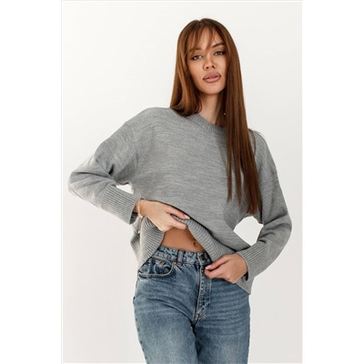 4103 ТЕМНО-СЕРЫЙ СВИТЕР01406528670