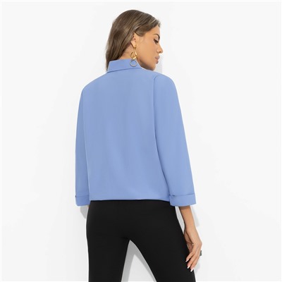 Блуза, носи её каждый день, Твой личный тренд (голубая)