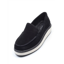 06-5060-3 BLACK Туфли (натуральная замша)