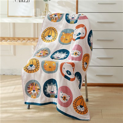 Муслиновое пляжное банное полотенце 70*140cm