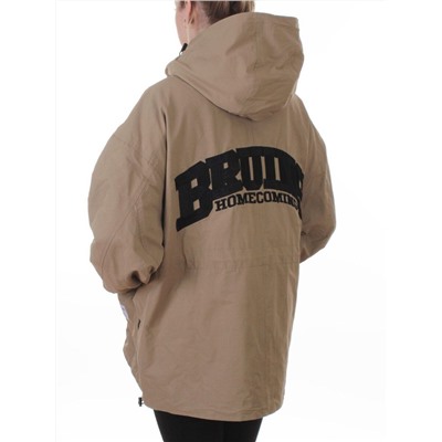 3097 DK. BEIGE Куртка демисезонная женская (100 гр. холлофайбер)