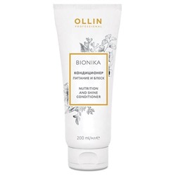 OLLIN BioNika Кондиционер Питание и блеск 200мл