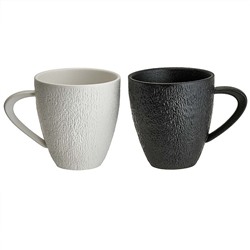 Набор кружек 2 предмета 360 мл AK4-0007 "FLAT WHITE collection" в подарочной коробке