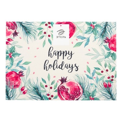 Набор салфеток на стол "Гранат", ПВХ, 40*29 см, 2 штуки