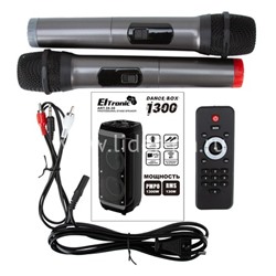 Колонка 10" (30-30 DANCE BOX 1300 NEW) динамик 2шт/10" ELTRONIC с TWS