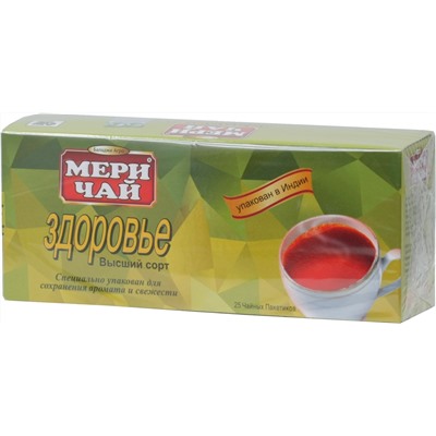 Meri Chai. Здоровье карт.упаковка, 25 пак.