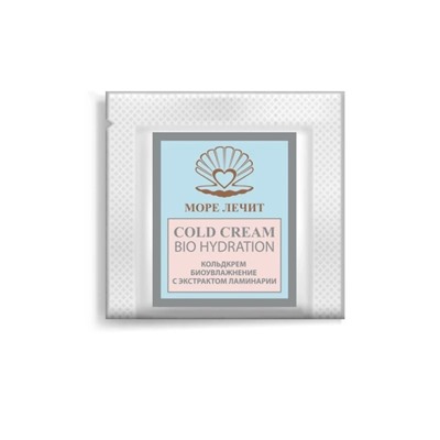 Кольдкрем биоувлажнение с экстрактом ламинарии, саше, 10 г, " Море Лечит"
