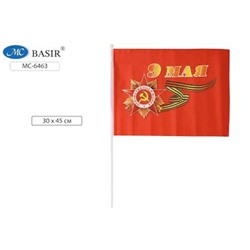 Флажок 9 МАЯ 30х45 см МС-6463 Basir