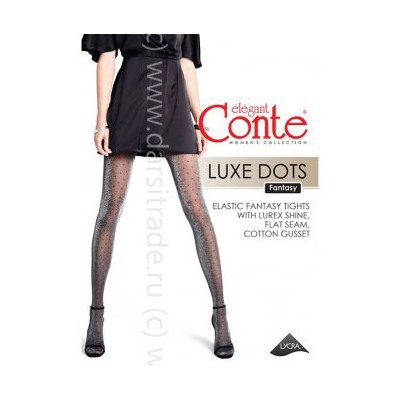 Колготки женские Fantasy Luxe Dots Conte Дроп