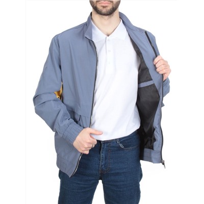 11133 GRAY/BLUE Ветровка мужская Bluoltre (100% полиэстер)