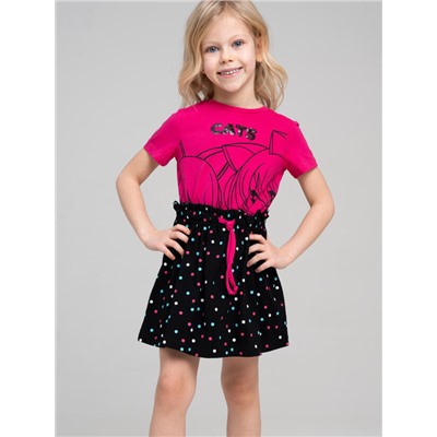 Комплект для девочки: футболка, юбка