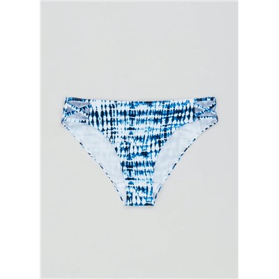 Tie Dye Criss Cross Bikini Bottoms