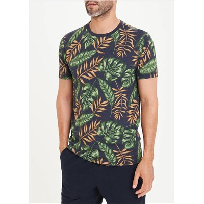Morley Leaf Print T-Shirt